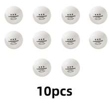 10 pezzi Palline da ping pong in materiale ABS, alta elasticità e durevoli, adatte per competizioni e uso ricreativo