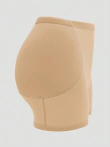 1pc Women Waist Cincher With Padded Hips, Tummy Control Shapewear Bottom - Apricot - View 10
