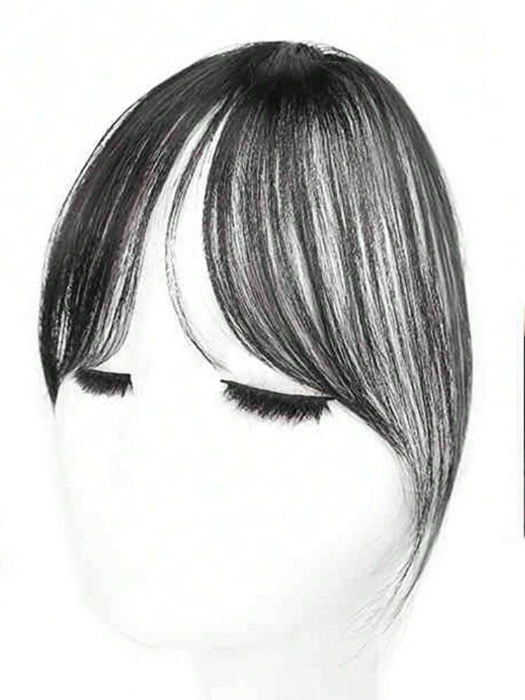 Middle Part Lace Front Wig With Side Bangs, Daily Wear Hair Extension (The Wig Is Longer When Received, Can Be Restyled And Ironed According To Your Hairstyle) Hair Clips Claw Clips Hair Claws Hair Barrettes - Multicolor - View 10