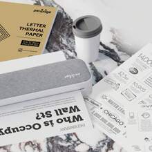 PeriPage 100 Sheets A4 Fast Drying Folding Paper, Suitable For A4 Size Printers, For Continuous And Rapid Printing - White - View 4