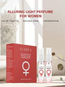 男女通用滚珠香水礼品套装（2*5ml），手腕、耳朵、颈部信息素香水，情侣约会便携式香水，清新优雅的香味提升男性和女性的魅力，送给他或她的完美礼物