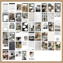 100pcs Korean Style Life Scrapbooking Stickers, Decorative Craft Paper For Stationery, Journaling,School Supplies,Back To School