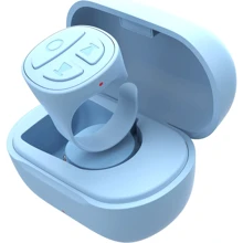 Anillo de control remoto con función de desplazamiento, control remoto inalámbrico con botones multimedia, clicker automático para videos de TikTok y selfies, compatible con iPhone, iPad y Android - Multicolor - Ver 12