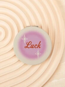 1PC Round 7CM Foldable Double Sided Makeup Mirror With 2X Magnifier Is A Perfect Gift For Dear Mothers, Aunts, Grandmothers, Daughters, Nieces, Sisters, Goddaughters, Brides And Lovely Bridesmaids! Ideal Gift For Holidays, Birthdays, Weddings, Mother's Day, Valentine's Day, New Year's Day, Etc.