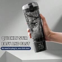 1300mAh Digital Auto Stirring Cup, Multi-Functional Self-Stirring Coffee Cup, Travel Water Bottle, Protein Powder Shaker Bottle Suitable For Milk, Chocolate, Mocha, Coffee