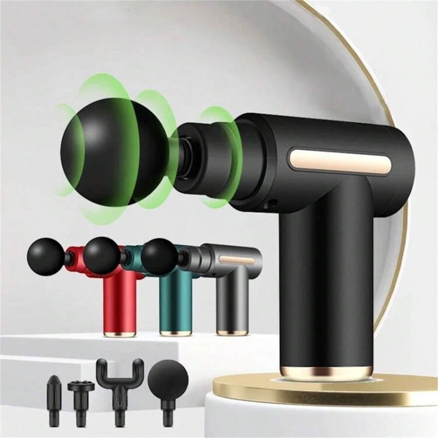 Electric Massager High Frequency Professional Muscle Massage - Black - View 1