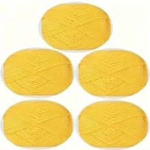 5 stuks ultrazachte handgehaakte stof, voor haken, breien en meerkleurige garens, doe-het-zelf-knutselgarens, 4-draads garen voor doe-het-zelf-sjaal, muts, trui, haakpakketten voor beginners, comfortabel en gezond leven