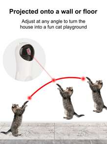 全新 USB 多功能猫玩具、自娱激光笔、LED 红光激光猫智能玩具、自动激光逗猫器