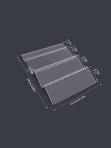 4/8 件装调味品架透明亚克力抽屉罐收纳架可调节可堆叠阶梯式调味瓶收纳架厨房