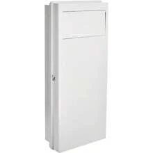 Built-In Laundry Hamper, Clothes Hamper With Lid Wall Laundry Basket, Wall Laundry Box, Great Space Saving Solution For Remodelled Baths, Kitchen - Whitelaundry Hamper,Washing Basketbathroom Organizer,Basket,Storage Basket,Foldable Laundry Basket - White - View 1