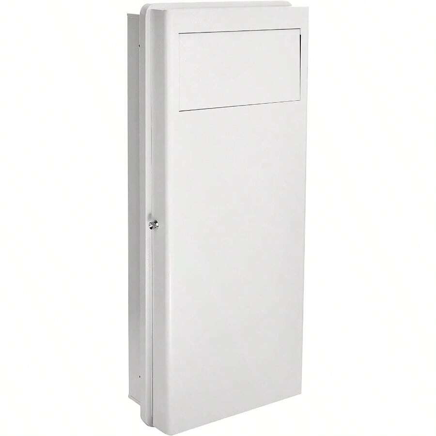 Built-In Laundry Hamper, Clothes Hamper With Lid Wall Laundry Basket, Wall Laundry Box, Great Space Saving Solution For Remodelled Baths, Kitchen - Whitelaundry Hamper,Washing Basketbathroom Organizer,Basket,Storage Basket,Foldable Laundry Basket - White - View 1