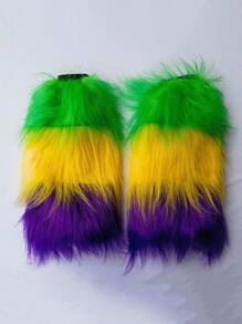 1 Pair Color Long Hair Highly Attractive Level High Sense Atmosphere All Wear Socks Halloween - Color - View 1