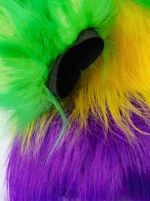 1 Pair Color Long Hair Highly Attractive Level High Sense Atmosphere All Wear Socks Halloween - Color - View 5