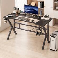 Mesa Escritorio Computador Minimalista Gamer Radlove L Mdf - Negro - Ver 5