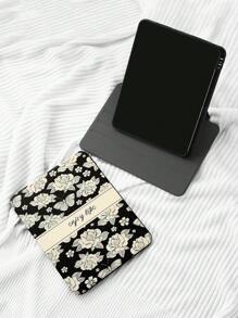 1pc Premium Camellia Butterfly 720 Rotary Protective Case With Pen Slot, Acrylic Clear Crystal Back Cover, Slap-Proof Case Compatible With Ipad, With Sleep/Wake Up Support - Multicolor - View 11