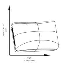 1 件天鹅绒枕套，乳白色天鹅绒，银河图案，不含枕芯，家居装饰，床上用品，卧室，客房 - 星空彩 - 查看 2