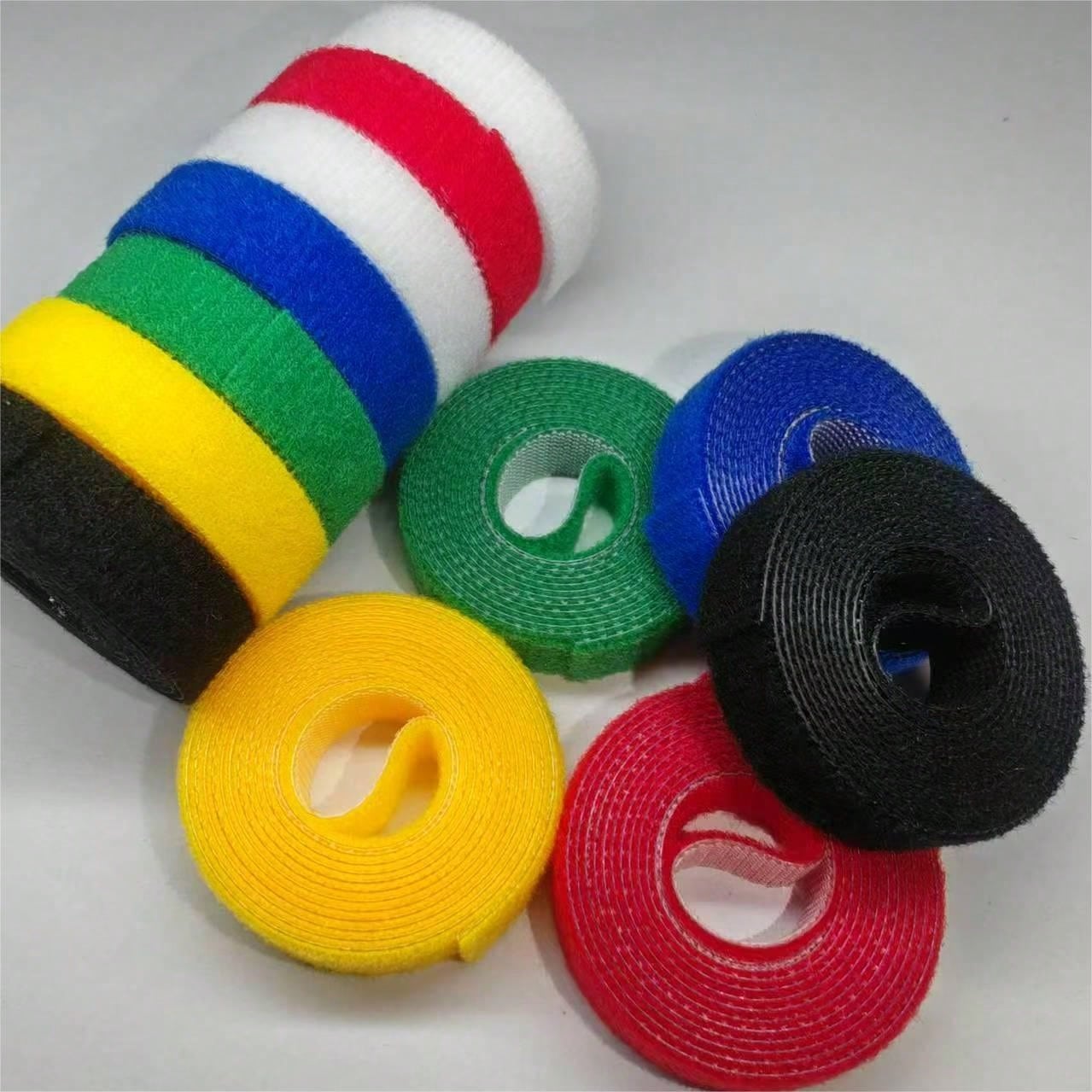 Cable Organizer - Wire Ties, Self-Adhesive Hook & Loop Cable Ties, Data ...