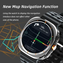 Reloj inteligente maxwear gtr11 ultra pantalla de 1,45 pulgadas 4GB de memoria ip68 Bluetooth impermeable llama a alerta ai - Gris - Ver 8