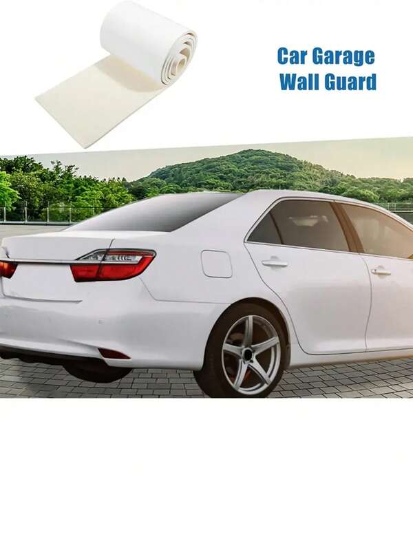 1pc Extra Thick Self-Adhesive Car Garage Wall Protective Membrane, Waterproof Garage Wall Protector, 60 Inch X 10 Inch X 0.2 Inch Universal Garage Wall Protector, Car Door Impact Guard, Scratch-Resistant Waterproof EVA Foam Bumper, EVA Foam Impact Guard, Self-Adhesive Shock-Absorbing Waterproof Pad, Suitable For Warehouse And Parking Lots, Indoor/Outdoor Use, Black/White Room Decor Home Decor Wall Decor Wall Stickers Stickers Wall Sticker