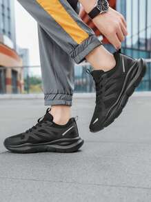 Men's Fashion Casual Versatile Sports Shoes, Comfortable Running Shoes With Cross-Training Function, Outdoor Trail Sneakers, Lace-Up Low-Top Design