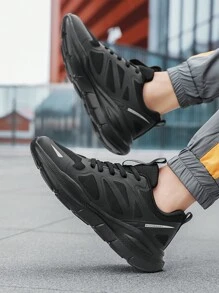 Men's Fashion Casual Versatile Sports Shoes, Comfortable Running Shoes With Cross-Training Function, Outdoor Trail Sneakers, Lace-Up Low-Top Design