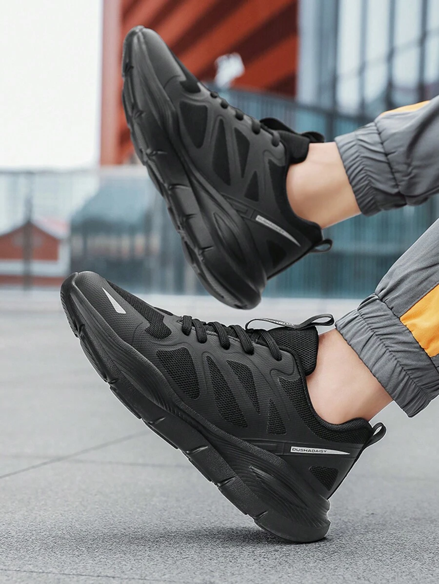 Men's Fashion Casual Versatile Sports Shoes, Comfortable Running Shoes With Cross-Training Function, Outdoor Trail Sneakers, Lace-Up Low-Top Design