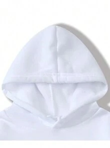 Sudadera de algodón con estampado de RENO, "PERSONALIZALA CON TÚ NOMBRE" - Blanco - Ver 3