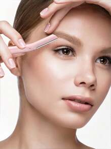 40pcs/18pcs/6pcs/3pcs Eyebrow Trimmer Razors, Stainless Steel Straight Handle Eyebrow Shavers Makeup Tool, Unisex Painless Hair Remover With Protective Cap, Ideal For Beginners To Avoid Injury On Face And Body, Precision Eyebrow Grooming Tool,Makeup,Cheap,Room Decor,Vanity,Travel,Bedroom,Makeup Accessories,Eyebrow Razor