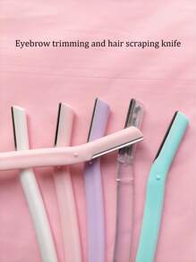 40pcs/18pcs/6pcs/3pcs Eyebrow Trimmer Razors, Stainless Steel Straight Handle Eyebrow Shavers Makeup Tool, Unisex Painless Hair Remover With Protective Cap, Ideal For Beginners To Avoid Injury On Face And Body, Precision Eyebrow Grooming Tool,Makeup,Cheap,Room Decor,Vanity,Travel,Bedroom,Makeup Accessories,Eyebrow Razor