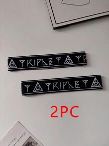 1条/2条装户外运动吸汗透气高弹力男士头带，男士度假配件，男士配饰，男士饰品，足球发饰，棒球配件，男士头带，礼品