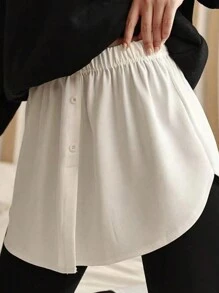 2pcs Women Long Hem Camisole And Waist Skirt Set, Multi-Layer Styling To Cover Hips, Pair With T-Shirt Or T-Shirt, Suitable For Summer, Autumn, Halloween And Other Occasions - Multicolor - View 2