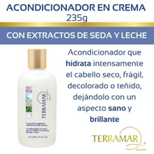 Terramar Cream Conditioner 235g Milk And Silk Hair - 白色 - 查看 2