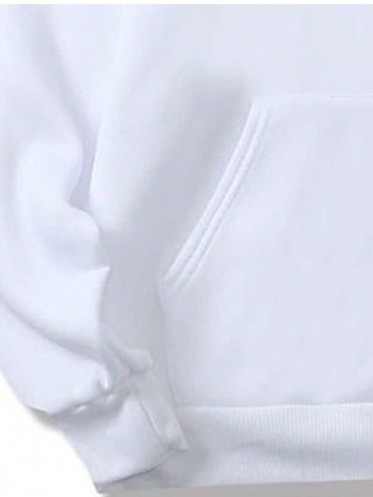 Sudadera de algodón estampada con diseño de pareja "CONECTAMOS" - Blanco - Añade 2