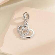 1 Máy Tính Nhiều Màu Sắc Bướm Hồng Hình Trái Tim Nơ Khảm Kim Cương Giả Tự Làm Mặt Dây Chuyền Cho Vòng Tay Hoặc Vòng Cổ, Lễ Tình Nhân Phụ Kiện - Nhiều màu - Xem 9