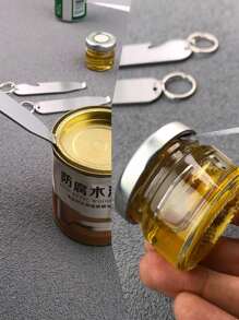 不锈钢多功能开瓶器，适用于啤酒瓶，油漆罐，奶粉罐等。 - 彩色 - 查看 4