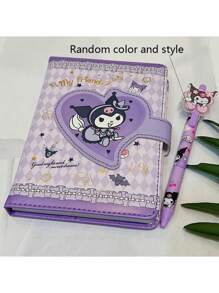 Sanrio Planner Set, Hello Kitty Colorful Cartoon Notebook, Kuromi Cute Planner Box Set, My Melody Multi-Function Neutral Pen Diary, Cinnamoroll Student Birthday Gift Box,School Supplies,Back To School