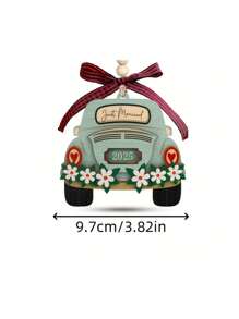 Decorações de madeira para a temporada de casamentos 2025 - Decorações suspensas para noivado e casamento, decorações de penduricalhos para carro, decorações de caixa de presente, presentes de casamento, decorações de festa