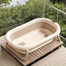 便携式折叠浴缸，专为小空间设计，易于安装，适用于家庭桑拿和热水浴，是绝佳的节日礼物选择浴室装饰秋季装饰浴室配件返校