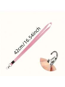 5 sztuk kolorowych różowych, niebieskich, czarnych smyczy, modny design unisex, odpowiedni do identyfikatorów biurowych, smycz na rejs, z obrotowymi haczykami do łatwego użycia, artykuły szkolne, powrót do szkoły - Wielokolorowe - Zobacz 3