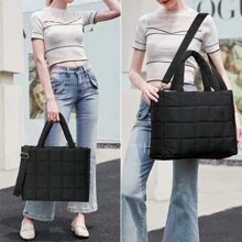 Bolso de tela acolchado ultraligero y de alta capacidad