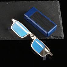 Ultra-Light Foldable High-Definition Reading Glasses, & Presbyopia Glasses With Strap & Case, Fashion Portable Vision-Enhancing Glasses For Men & Women - White - View 8