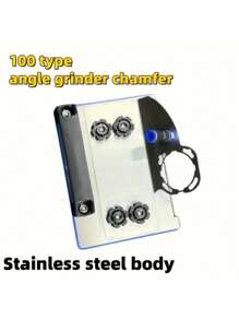 45-Degree Stainless Steel Angle Grinder Chamfering Tool For Tile & Woodworking - Portable Beveling Attachment, Assembly Required - 1 Item - View 10