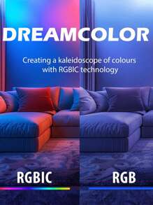 Acosh Neon LED Strip Lights Multi-Color - 5V USB Powered With Smart App Control Lighting For Bedroom Dreamcolor Decor And Remote Music Sync Color Changing LED Lights For Party, Holiday Theme - Multicolor - View 8