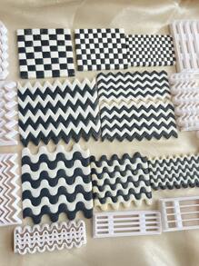 Cortadores de arcilla de geometría larga, cortador de arcilla polimérica de patrón ondulado simple para hacer aretes, herramientas de arcilla para manualidades de joyería con colgantes - Cortadores de arcilla - Ver 8