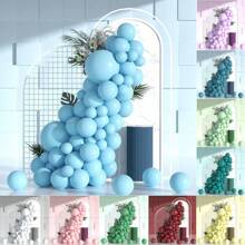 高品质乳胶气球套装 18/12/10/5 英寸派对装饰气球适合生日、情人节婚礼、毕业派对、新季节新娘送礼会、性别揭示派对装饰气球 - 彩色 - 查看 2
