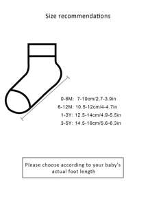 5pairs Baby Socks Infant Toddler Mid-Tube Cute Bear Pattern Kids Socks Solid Color Comfortable