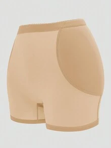 1pc Women Waist Cincher With Padded Hips, Tummy Control Shapewear Bottom - Apricot - View 11