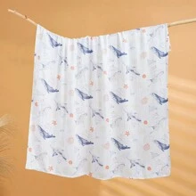 1pc Newborn Baby Swaddle Blanket, Infant Toddler Children Muslin Wrap Receiving Blanket For Boys Girls - 120*120cm - View 10