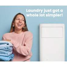 Built-In Laundry Hamper, Clothes Hamper With Lid Wall Laundry Basket, Wall Laundry Box, Great Space Saving Solution For Remodelled Baths, Kitchen - Whitelaundry Hamper,Washing Basketbathroom Organizer,Basket,Storage Basket,Foldable Laundry Basket - White - View 4