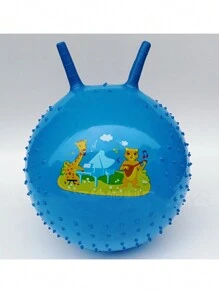 1pieza 45cm,Pelota que rebota inflable, deportes de interior, a prueba de explosiones, buena calidad